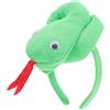 TOYANDONA Fascia per Capelli Forma di Serpente in Morbido Peluche Accessorio Party e Halloween Cerchietto Decorativo per Costume Anno del Serpente per Carnevale e Cosplay