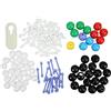 Omabeta 136Pcs Modellini Molecolarie struttura, Set di modelli molecolari, kit modellino chimica organica, colore brillante, ecologico, pratico, efficiente per l'insegnamento di laboratorio