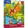 Trefl - 40° Anniversario Trefl: Disney, Bambi - Puzzle 600 Pezzi - Puzzle Fai Da Te con i Personaggi delle Classiche Fiabe Disney, per Adulti e Ragazzi dai 14 anni