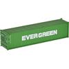 Walthers SceneMaster Scala H0 - Container 40 Piede Evergreen
