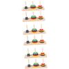 BESPORTBLE 6 Puzzle Torre Hanoi in Legno Colorato Intellettuale Educativo per Adulti Tavolo per Feste e Sviluppo