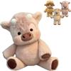 Generico Peluche Di Cinghiale, Peluche Di Vitello Che Corre Da 45 Cm, Graziosa Pecora Di Peluches Da Collezione In Stile Cartone Animato, Peluches Da Collezione Di Cinghiale E Pecora In Stile Cartone Animat