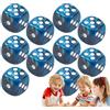 Generic Set di dadi in acrilico con 6 lati, leggero, multifunzionale, per intrattenimento, casa, riunione di famiglia