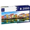Lais Puzzle Nyhavn, Copenaghen, Danimarca 2000 Pezzi Panorama