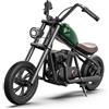 HYPER GOGO Challenger 12 Motocicletta elettrica per bambini, Moto Elettrica con Motore 160W, Modalità di Velocità 8/12/16 KMH, Pneumatici pieni da 12, Fino a 60 minuti di corsa continua per bambini