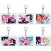 JUSONGKWCP 6 Alien Stages Portachiavi Alien Stages Cosplay Carino Ciondolo Cuore Tema Acrilico Figura Keychain Decorazioni