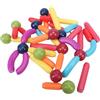 Aatraay Giocattoli Educativi con Bastoncini e Palline, 22 Pezzi di Blocchi da Costruzione e 12 Palline, Blocchi da Costruzione Educativi STEM, con Colorati e Versatili per