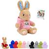 Generic Coniglietto Di Peluche Personalizzato Con Foto Testo, Bunny Stuffed Animal Peluche Di Pasqua Su Misura Come Regali Personalizzati Per Lei E Lui A Pasqua Natale E Compleanno, 35cm