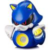 TUBBZ First Edition Metal Sonic - Statuina di anatra in gomma vinilica da collezione, prodotto ufficiale Sonic Age 3+, The Hedgehog Merchandise - Videogiochi, film e TV retrò