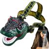 Raypontia Proiettore frontale con dinosauro, Proiettore con dinosauro per bambini - Proiettore per luce notturna Giocattolo Lampada frontale per fascia regolabile per bambini - Torcia con proiettore