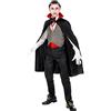 W WIDMANN MILANO Party Fashion - costume da bambino vampiro, gotico, succhiasangue, conte scuro, costume di Halloween