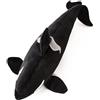 HOMEXYLYL Orca Di Peluche, Cuscino Di Realistico Orca Assassina Compagno Di Letto Schienale Del Divano Regalo For Bambini Adulti Amanti Dell'oceano(50cm/19.6)