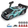 Kodbiby 1:24 Auto Telecomandata, 2,4 GHz RC Drift Car 30KM/H Alta Velocità Auto da Corsa Trazione 4WD RC Auto con Design Multi-Luce, Adatto a Tutti i Terreni