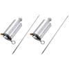 iSpchen Bacchetta magica 150 cm 2 pz Canna Magica in Metallo Bastone di Aspetto Inossidabile Bastone Telescopico Magico Portatile Bastone tascabile in Metallo per Mago Professionale, Scena