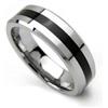 Rebetomo, anello magnetico resistente PK, anello inciso per trucchi di magia con cerchio scuro, accessori per maghi, trucchi da vicino, trucchi da palco, accessori per mentalismo (20 mm)