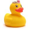 Duckshop Anatra da bagno con motivo principessa I incl. porta| chiavi anatra da bagno nel set | L: 7,5 cm, giallo