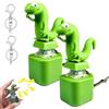 NNBWLMAEE Lizard Keychain Sound, Lizard Button Keychain, Rechargeable Lizards Anxiety Relief Keychain Button Toy with Colorful Light & Sound, Portable Stress Reliever for Anxiety & Sensory Fun (2PCS)