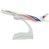 ZEZEFUFU 1/400 Scala Lega A350 Malaysia Airlines Aircraft Model Simulazione Aereo Decorazione Display con Espositore