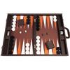 Silverman & Co. Set di Backgammon Premium da 48 x 64 cm - marrone scuro