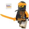 LEGO Ninjago Core: Cole Minifigure con Katana Sword