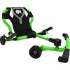 EzyRoller Classic X veicolo per bambini da 4 a 14 anni triciclo trike scooter a tre ruote veicolo divertente a tre ruote (verde)