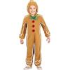 Generico Tutina Natalizia Di Pan Di zen-zero Per Bambini - Costume Da Biscotto Di Pan Di zen-zero Per Bambini - Costume Cosplay Di Natale Per Ragazzi E Ragazze Dai 3 Ai 12 Anni