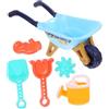 Lrxiyode Carriola Spiaggia Per Bambini Set Giocattoli Di Sabbia Divertenti in Materiale Plastico Sicuro E Leggero Per Spiaggia Parco E Cortile