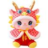 ifundom Anno della mascotte del drago toys for giocattolo decorazione casa dragone Giocattolo dragone plushies bambola drago peluche drago peluche del drago cotone pp rosso