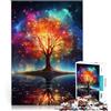 AITEXI Puzzle da 2000 pezzi per adolescenti Albero magico con luci luminose Attività per famiglie Adatto per la decorazione del desktop 70x100cm