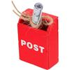 Amosfun 1set Miniaturale Postale e Decorazione Per Accessori Per Miniature Facile Assemblare