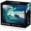 nerd hunters Puzzle fluorescente 1000 pezzi - Puzzle luminoso al buio per adulti e bambini, Glow in The Dark Puzzle Beach