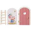 jamgeery Porta Fatata Da Giardino,Porticine In Legno Per Casette | Bambole per Natale Compleanno Casa Ufficio Scuola