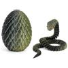 Generic Snake animale con stampa - Snake giocattolo Fidget stampato su - di di serpente articolato sugli animali | Giocattolo articolato, giocattoli uova di serpente flessibile per