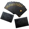 VRTYVEYBB Set da poker in oro nero resistente all'acqua progettato per mescolare senza soluzione di continuità e un gameplay senza sforzo in qualsiasi evento