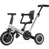 moovkee. Triciclo Bambini Evolutivo 6 in 1 - Bicicletta Bambini da 1 a 5 Anni - Triciclo per Bambini fino 25 kg con Cintura, Sella Regolabile, con o Senza Pedali - Triciclo con Maniglione