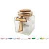 irpot Set 20 pz. Bomboniere Fai da Te con Decorazione Legno Croce Tao KBA2225 (Barattolo L15154)