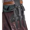 Generic Rana in Pelle PU - Rana Medievale Rinascimentale per Spade E Pugnali, Design Realistico in Finta Pelle | Supporto Vintage per Cosplay Storico, Accessorio retrò per Feste Fantasy, Copertu
