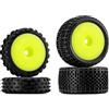 INJORA Pneumatici e Ruote Unglued Pin Buggy per Aggiornamento Losi Micro-B 1/24