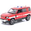 Burago Bburago Modellino Auto Vigili del Fuoco 115 in scala 1:43 Assortimento 1 pezzo Die Cast in Metallo Statico Colore Rosso 18-01766
