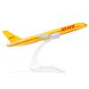 QIYUMOKE Boeing757 DHL Airlines 1:400 Modello di aereo in metallo diecast con supporto Kit di modelli in lega per il regalo degli appassionati di aviazione