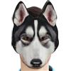Generico Cane maschera | Copertura per il viso del cosplay di halowen | 1 Maschera per cani husky realistica | Prop di costume da abito di fantasia | Adulti e adolescenti - ottimo per feste, cabine