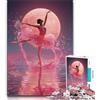ZKYUBEK Puzzle per adulti con ballerina di danza classica 1000 pezzi per adolescenti antistress sfida difficile arredamento e regali unici per la casa (26x38cm)
