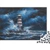ChengzeTCo faro marino Puzzle Di Legno 1000 Pezzi Puzzle Difficile Puzzle Per Adulti Puzzle Giochi Stampa Di Alta Qualità Regalo Per Amore E Amico 1000pcs (75x50cm)