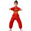 Generico Vestito Cinese Bambino Ragazzi Ragazze Top + Pantaloni + Cintura Formazione Uniformi Arti Tradizionali Wing Chun Vestiti Carnevali per Bambini Bambine 3-18 Anni