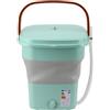 Generic Mini da Lavare, Pieghevole e di Lavatrice Leggera 11,5 L per il Dormitorio per Viaggiare per L'hotel (Plug 220v)