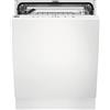 Zanussi ZDLN2521 - Lavastoviglie da incasso, 60 cm, 13 coperti, sistema AirDry, programma AutoSense, display LCD con TimeSet, ciclo rapido, tecnologia Beam on Floor, 47 dB, classe E