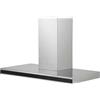 Elica 770 m3 - Cdes touch - Filtri metallo - LED - L 90 cm - Adele BLIX/A/90 - INOX+Banda. Vetro Nero