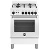 La Germania AMN664GBV24 - Cucina a gas con forno a gas, 60x60 cm, Bianca, Classe energetica A+