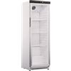 Ristoattrezzature Armadio frigo refrigerato in abs 1 anta in vetro 400 lt ventilato +0 +10 °C - ZX