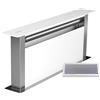 Klarstein Royal Flush Eco 75 - Cappa a Scomparsa, Cappa da Cucina, Efficienza A++, 720 m³/ora, 52 dB, Touch Control, LED da 6500K, Acciaio Inox, Bianco